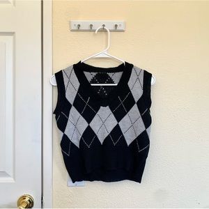 Sweater Vest Plaid